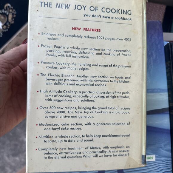 The New Joy Of Cooking Irma Rombauer Marion Becker VTG Cookbook 1953 4000 Recipe - Picture 7 of 9